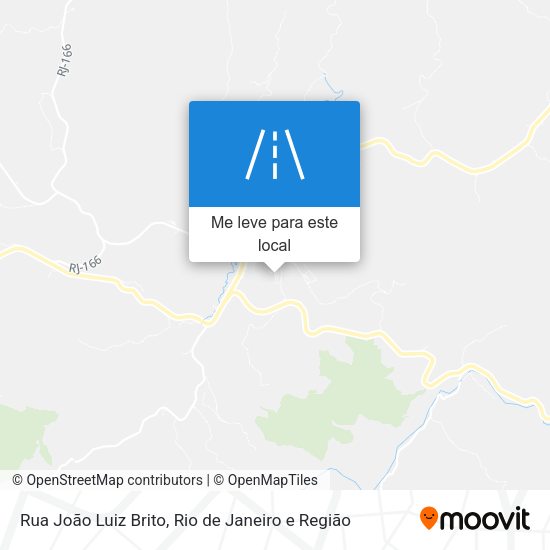 Rua João Luiz Brito mapa