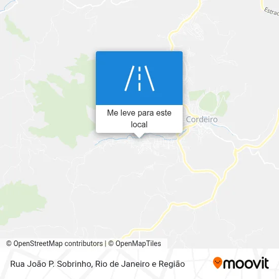 Rua João P. Sobrinho mapa