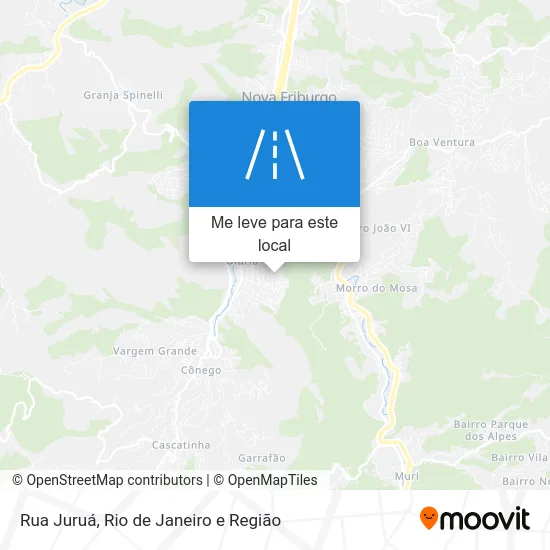 Rua Juruá mapa