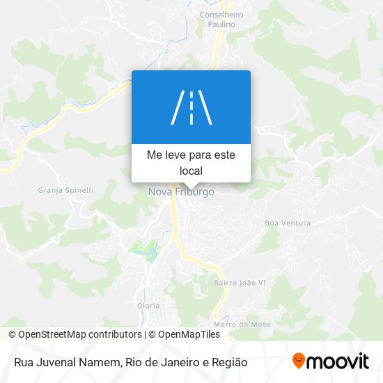 Rua Juvenal Namem mapa