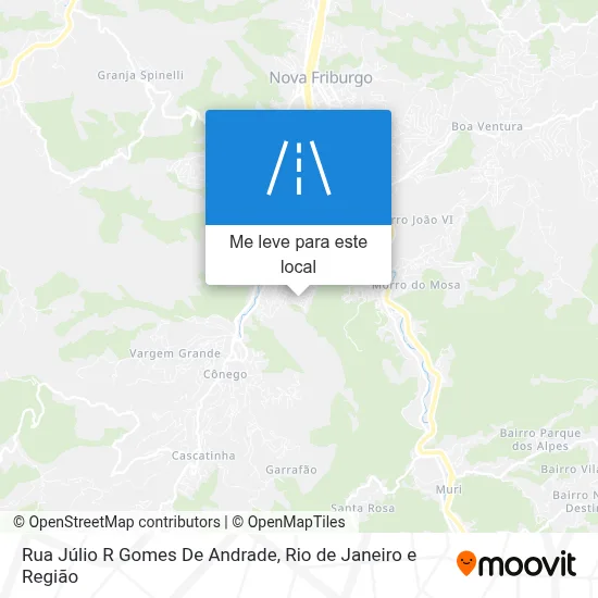 Rua Júlio R Gomes De Andrade mapa