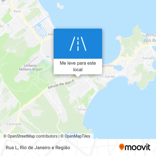 Rua L mapa