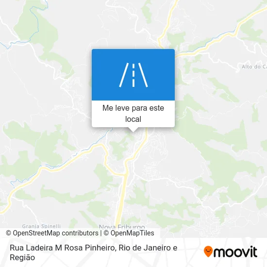 Rua Ladeira M Rosa Pinheiro mapa