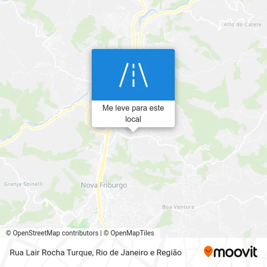 Rua Lair Rocha Turque mapa