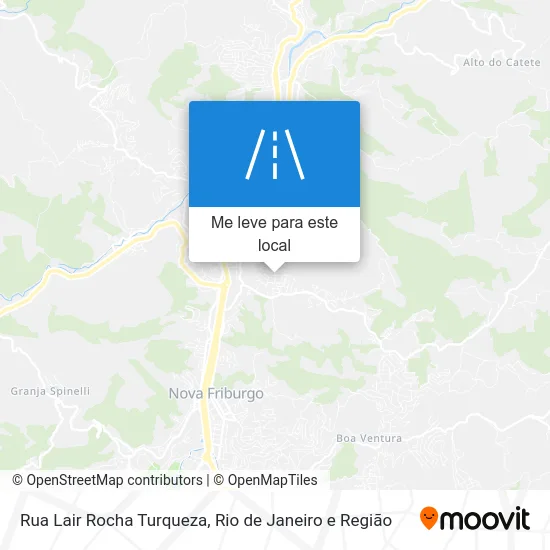 Rua Lair Rocha Turqueza mapa