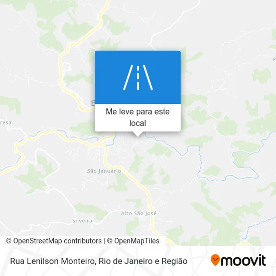 Rua Lenilson Monteiro mapa
