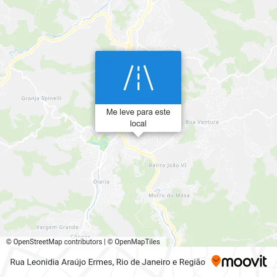 Rua Leonidia Araújo Ermes mapa