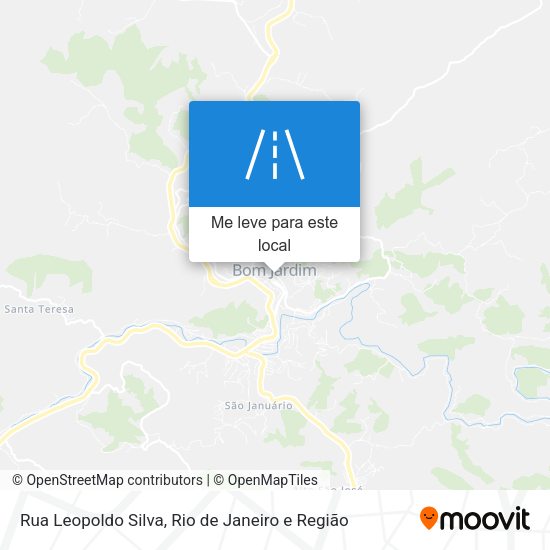 Rua Leopoldo Silva mapa