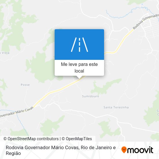 Rodovia Governador Mário Covas mapa