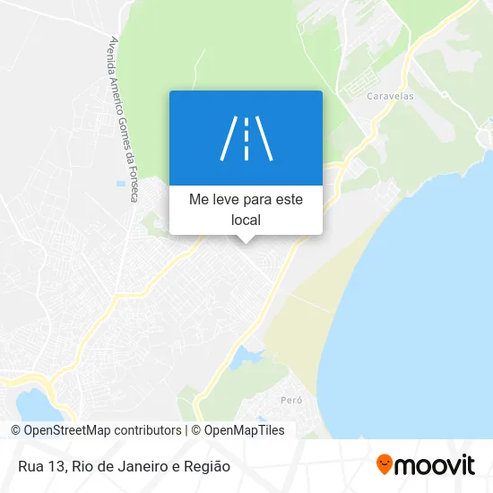 Rua 13 mapa