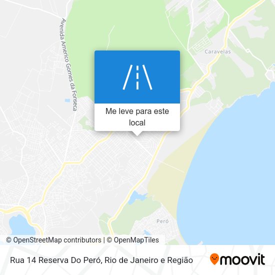 Rua 14 Reserva Do Peró mapa