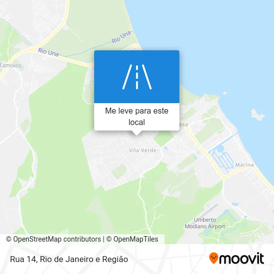 Rua 14 mapa