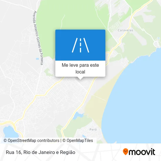 Rua 16 mapa
