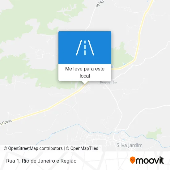 Rua 1 mapa