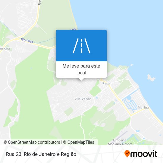 Rua 23 mapa