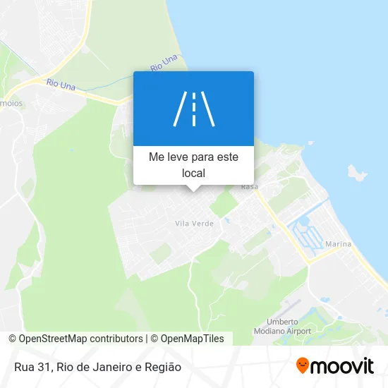 Rua 31 mapa