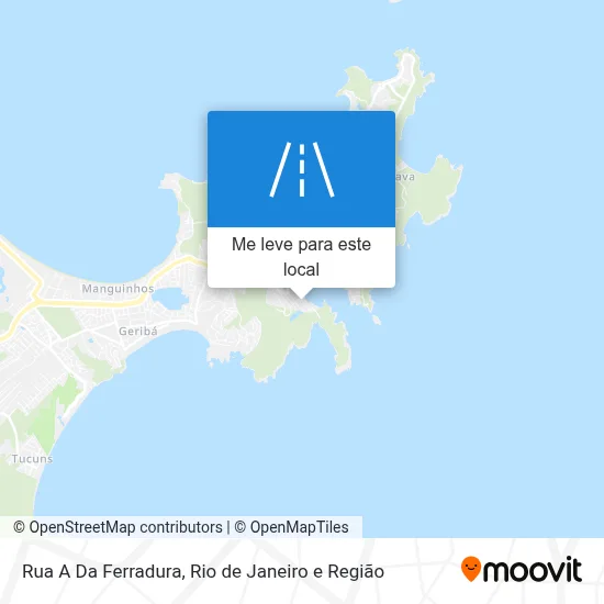 Rua A Da Ferradura mapa