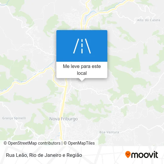Rua Leão mapa