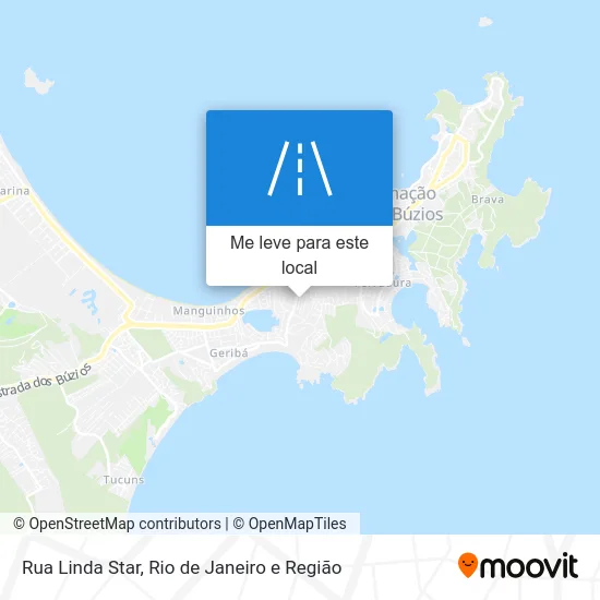 Rua Linda Star mapa