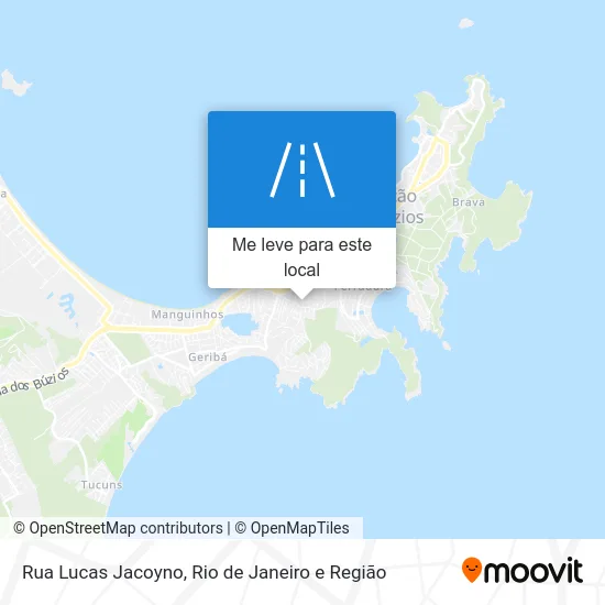 Rua Lucas Jacoyno mapa