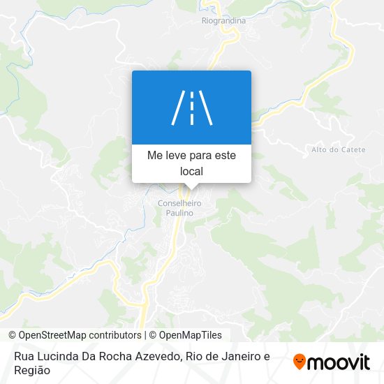 Rua Lucinda Da Rocha Azevedo mapa