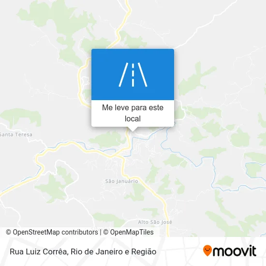 Rua Luiz Corrêa mapa