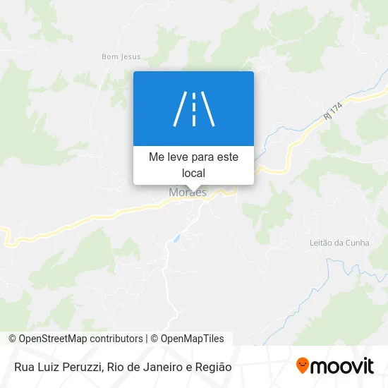 Rua Luiz Peruzzi mapa