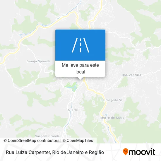 Rua Luiza Carpenter mapa