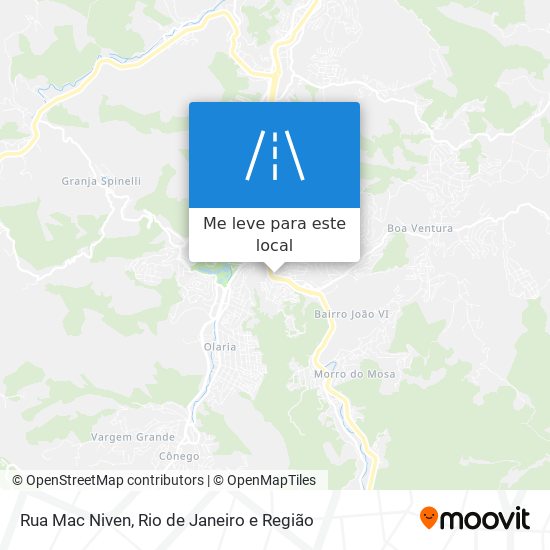 Rua Mac Niven mapa