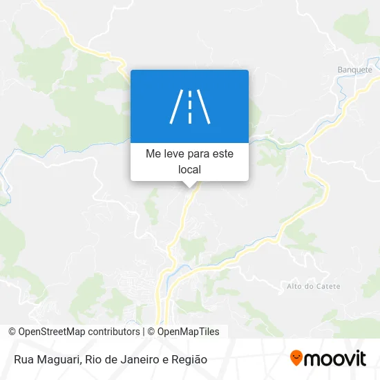 Rua Maguari mapa