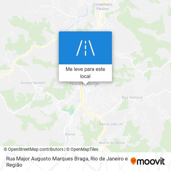Rua Major Augusto Marques Braga mapa