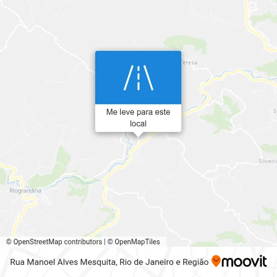 Rua Manoel Alves Mesquita mapa