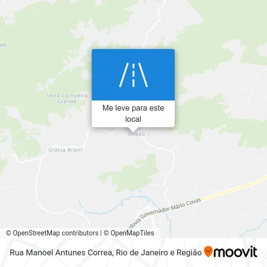 Rua Manoel Antunes Correa mapa