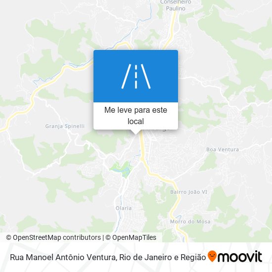 Rua Manoel Antônio Ventura mapa