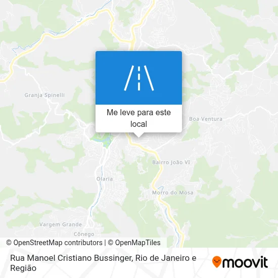 Rua Manoel Cristiano Bussinger mapa