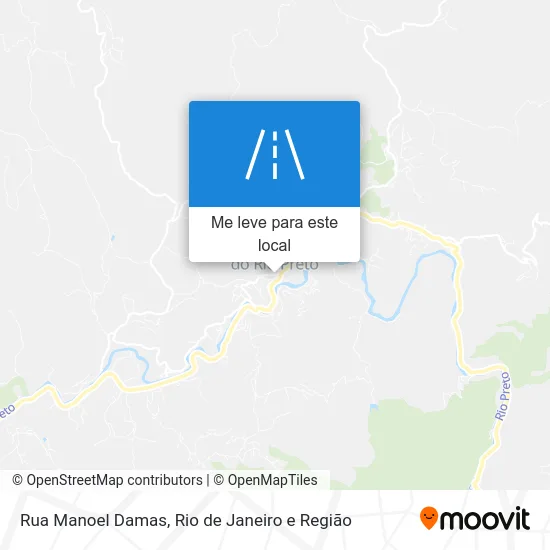 Rua Manoel Damas mapa