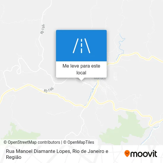 Rua Manoel Diamante Lopes mapa