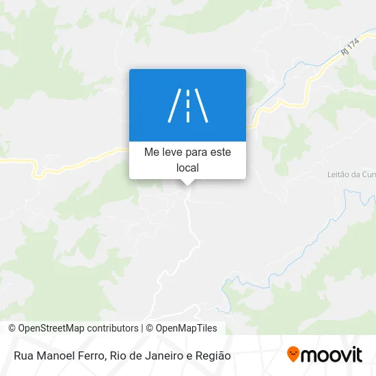 Rua Manoel Ferro mapa