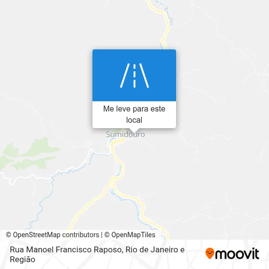 Rua Manoel Francisco Raposo mapa
