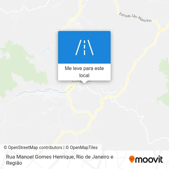 Rua Manoel Gomes Henrique mapa