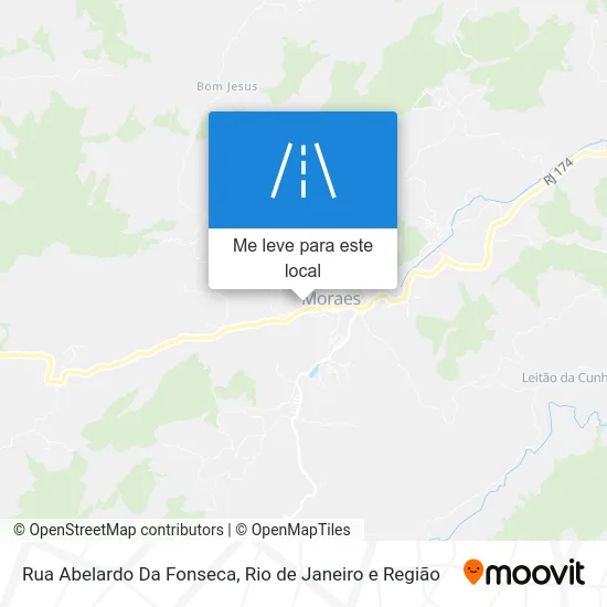 Rua Abelardo Da Fonseca mapa