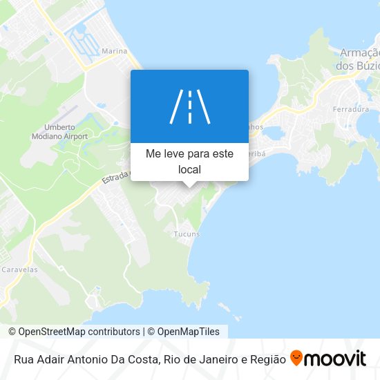 Rua Adair Antonio Da Costa mapa