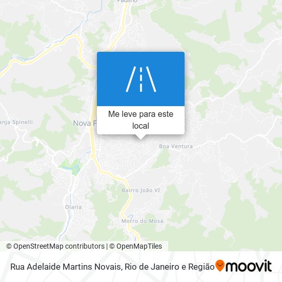 Rua Adelaide Martins Novais mapa