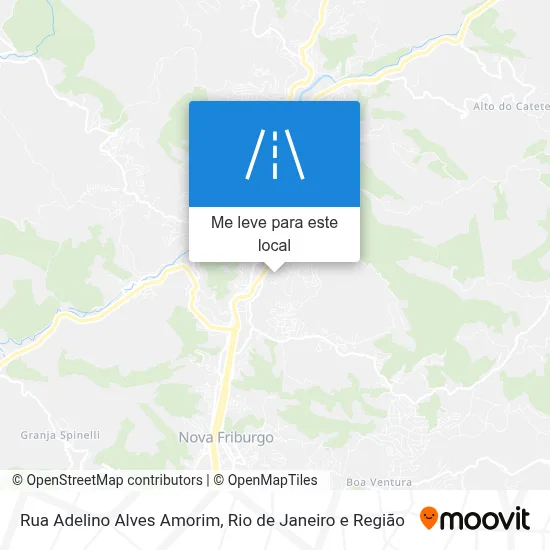 Rua Adelino Alves Amorim mapa