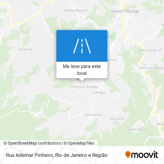 Rua Ademar Pinheiro mapa