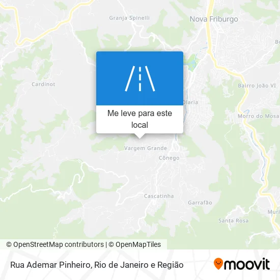 Rua Ademar Pinheiro mapa