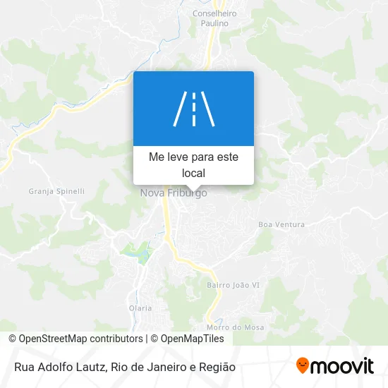 Rua Adolfo Lautz mapa