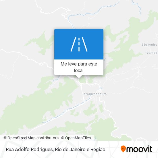 Rua Adolfo Rodrigues mapa