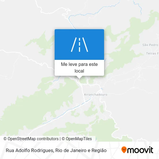 Rua Adolfo Rodrigues mapa