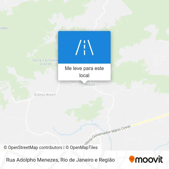 Rua Adolpho Menezes mapa